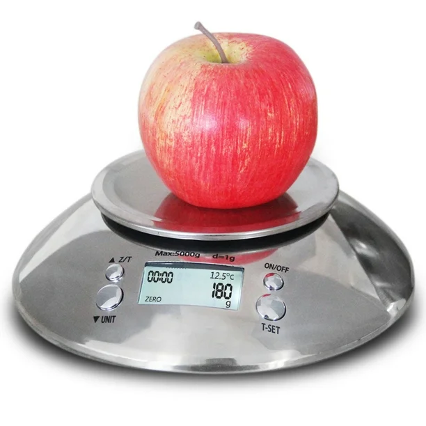 Camry 5KG Digital Scale with Stainless Steel Bowl - Image 3